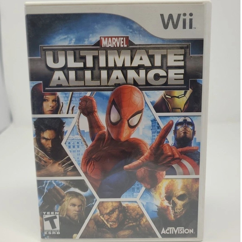 Marvel Ultimate Alliance Nintendo Wii Game CIB Activision Spider-Man Wolverine